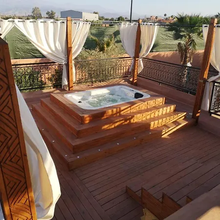 Villa Scil De Luxe, Piscine Chauffee, 3 Suites, Hamam, Jacuzzi Exterieur, Salle De Sport, Service Baby Sitter, Option Gouvernante, Vue Sur L'Atlas, Parkings Prive, Pas De Vis A Vis ! Marrakesh Buitenkant foto